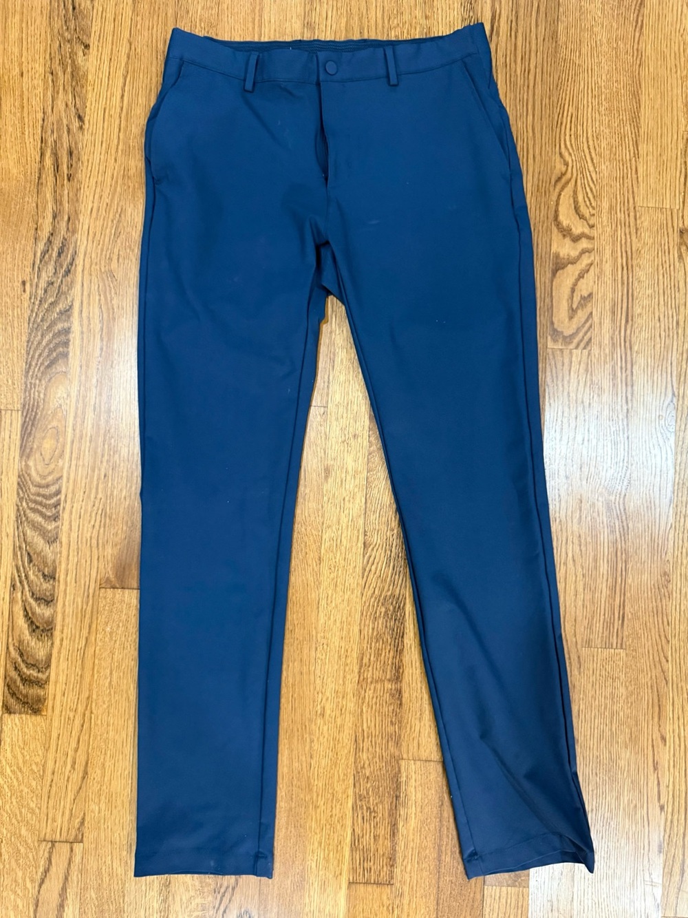 Greg Norman Men’s Golf Pants 34x34 Navy Blue Stretch Performance Shark